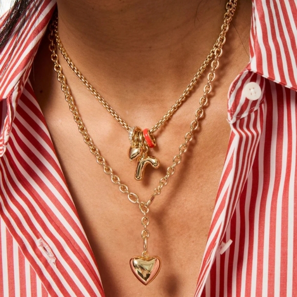 Roxanne Assoulin Jewelry - Roxanne Assulin The Mini Puffy Heart Charm Necklace